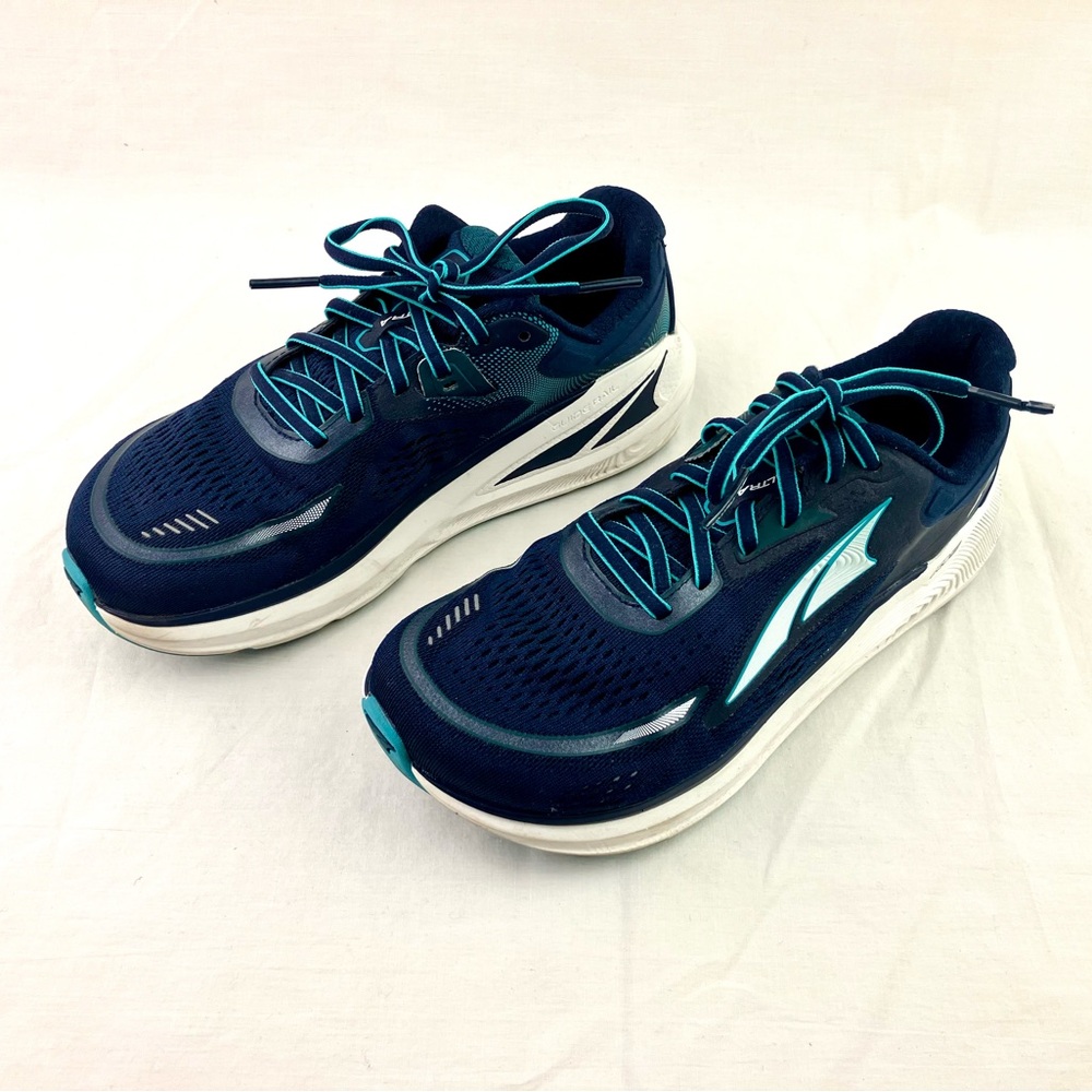 Altra Paradigm 6 Running Walking Shoes Navy Blue Turquoise White
